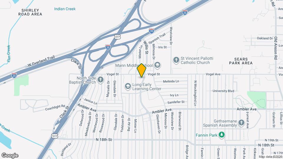 2408 N Willis St Map and Location Details