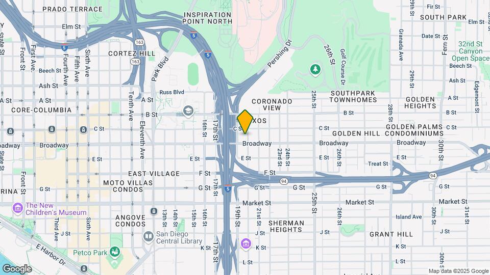 1030-1036 20th St Map and Location Details
