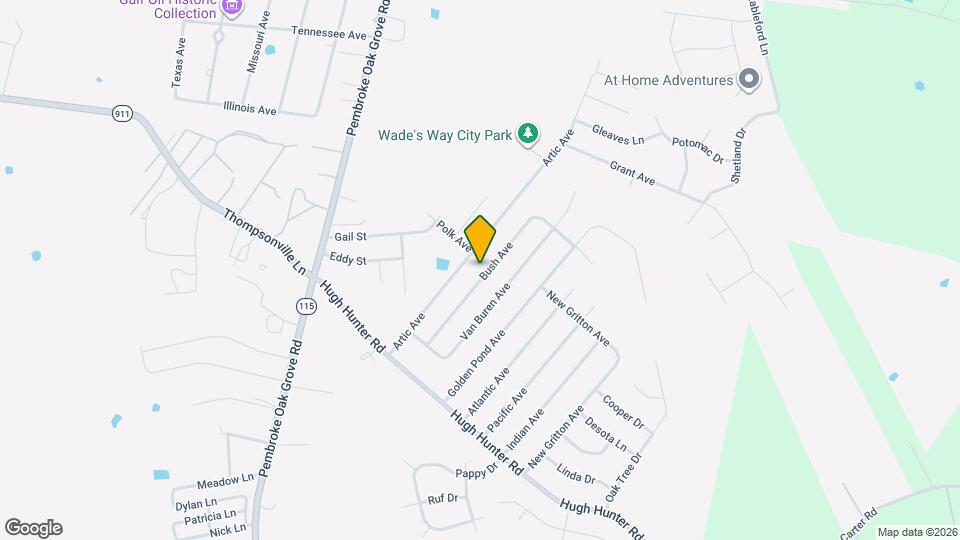 1026 Bush Ave Map and Location Details