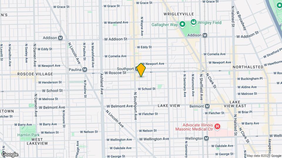 1338-1340 W Henderson St Mapa y Detalles de la Ubicación