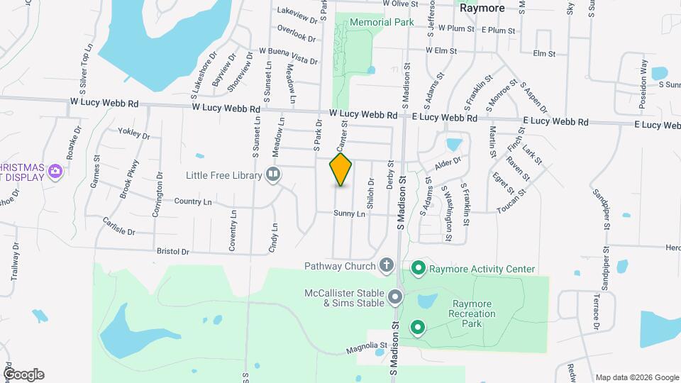 713 Canter St Mapa y Detalles de la Ubicación