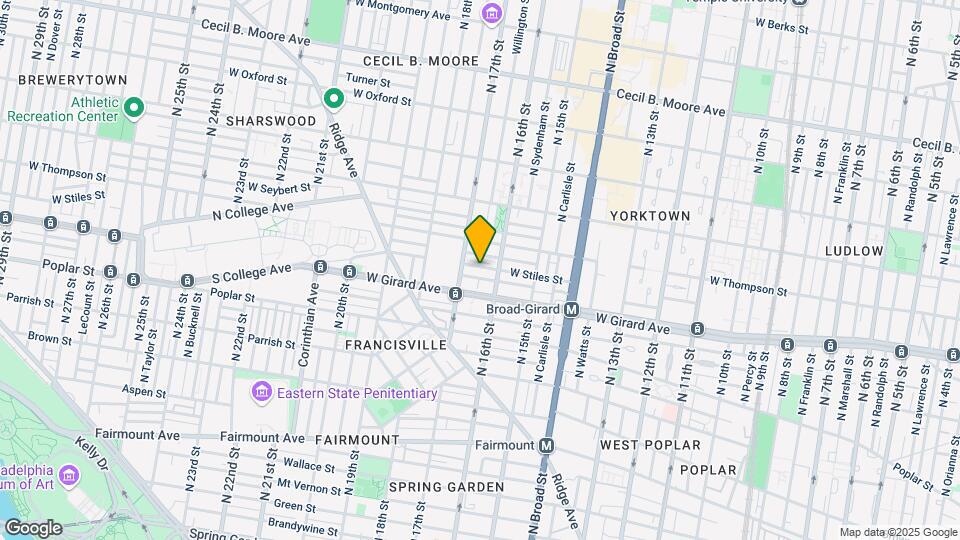 1624 W Stiles St, Unit A Mapa y Detalles de la Ubicación