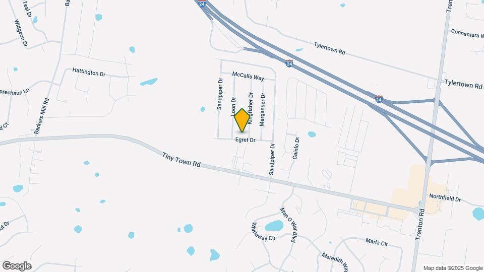 2413 Egret Dr Map and Location Details