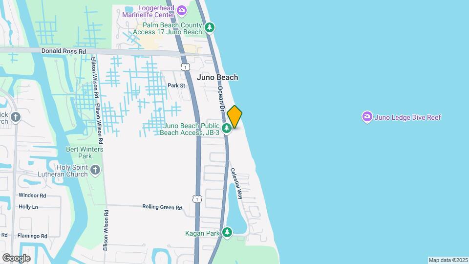 600 Ocean Dr Mapa y Detalles de la Ubicación
