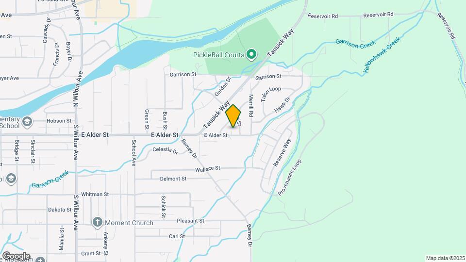 2075 E Alder St Map and Location Details