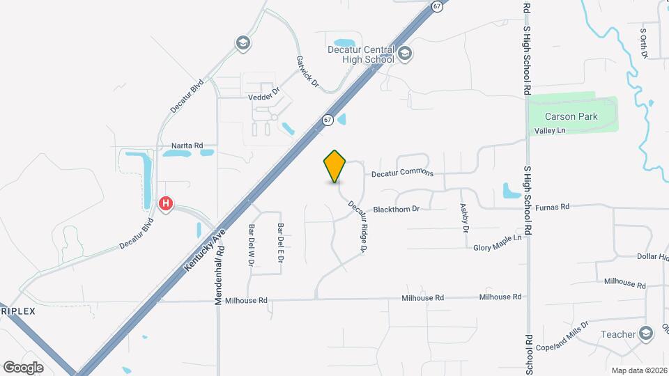 5622 Decatur Ridge Dr Map and Location Details