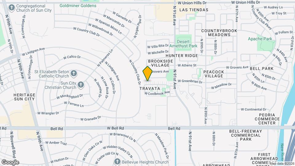 9238 W Meadow Dr Map and Location Details