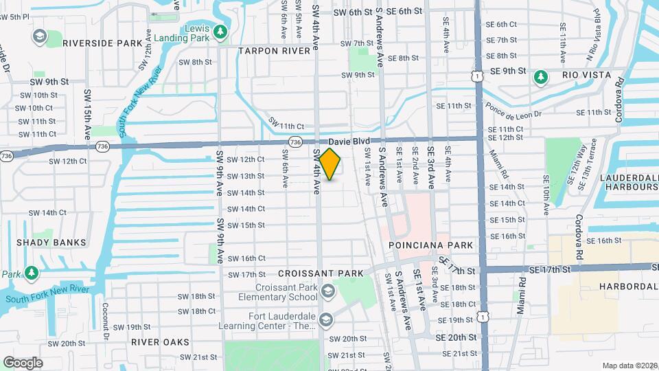 321 SW 14th St Map and Location Details