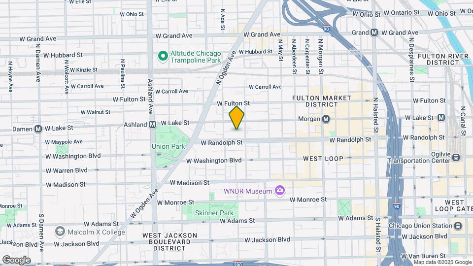 1314 W Randolph St Map and Location Details