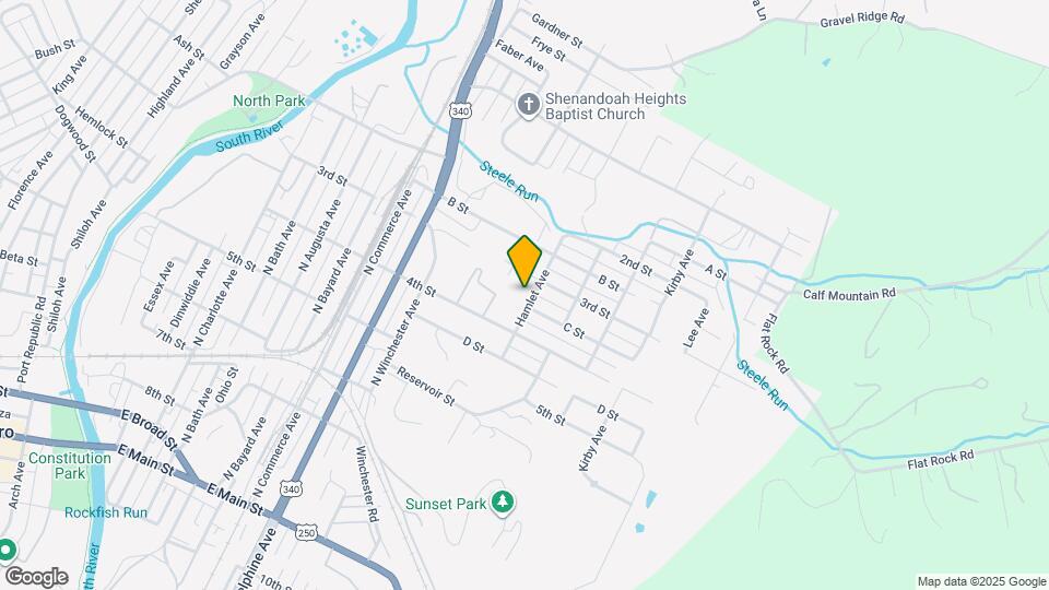 605 Hamlet Ave Map and Location Details