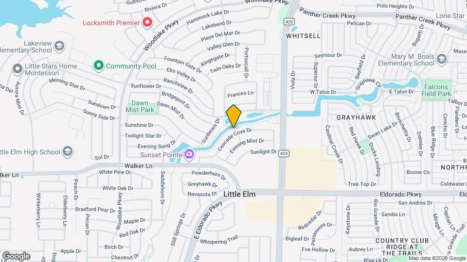 2761 Cascade Cove Dr Map and Location Details