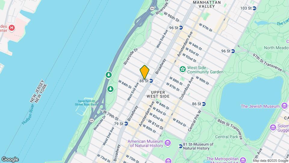 272 W 86th St Mapa y Detalles de la Ubicación