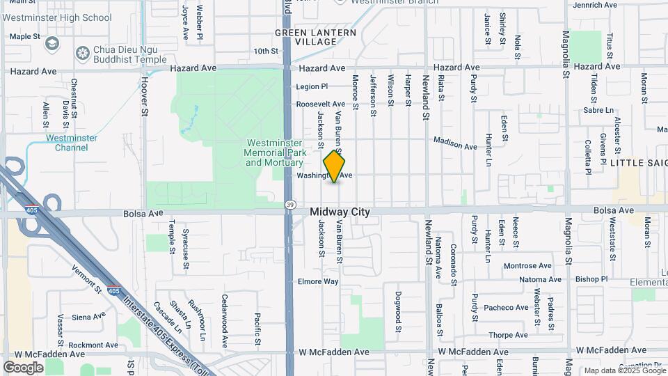 14891 Van Buren St Map and Location Details