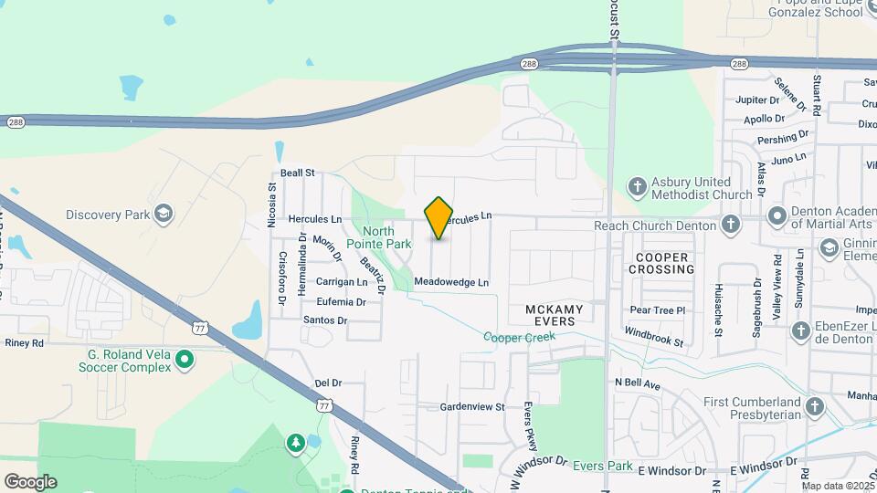 3608 Chapel Hill Lane Mapa y Detalles de la Ubicación