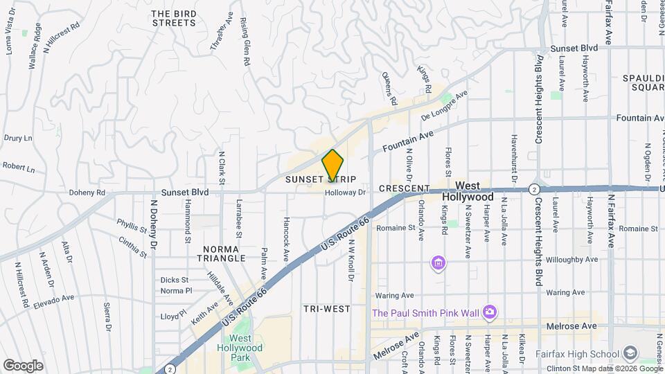8569 Holloway Dr Mapa y Detalles de la Ubicación