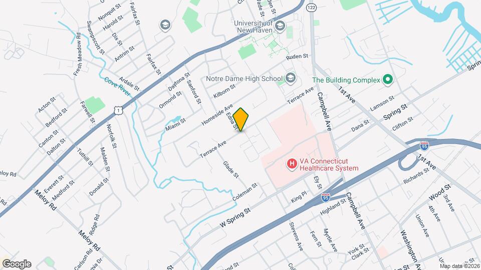 210 Terrace Ave Map and Location Details