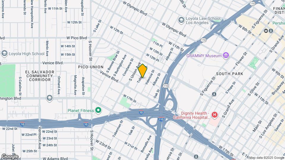 1404 Toberman St Map and Location Details
