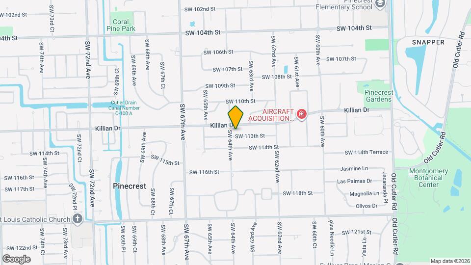 11275 SW 64th Ave Map and Location Details