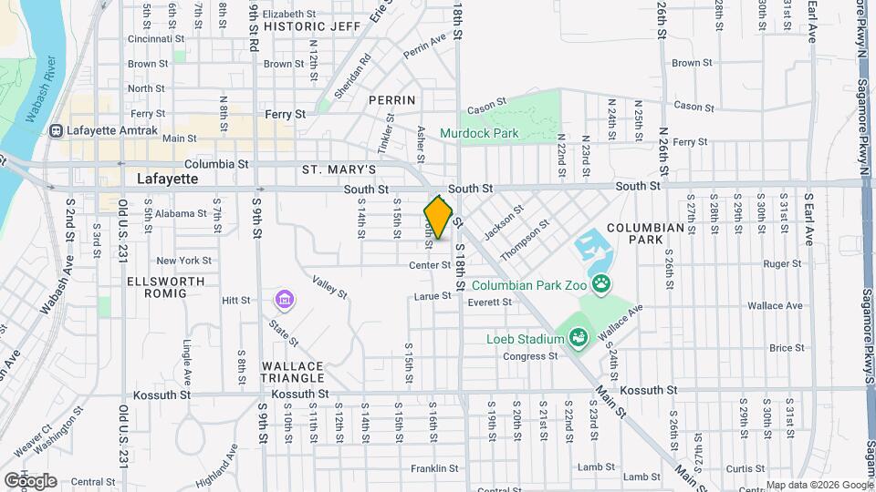 1609 Grove St Map and Location Details