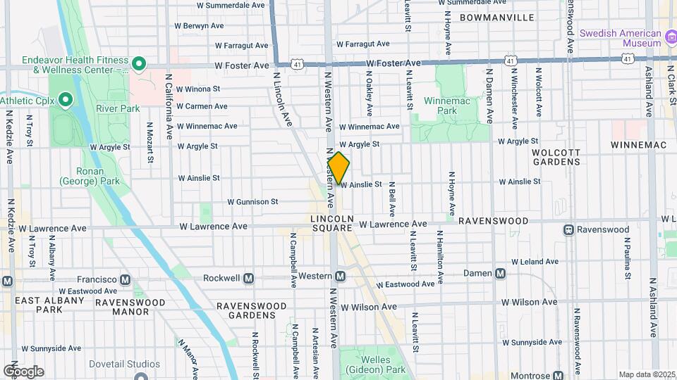 4853 N Western Ave, Unit 3 Map and Location Details