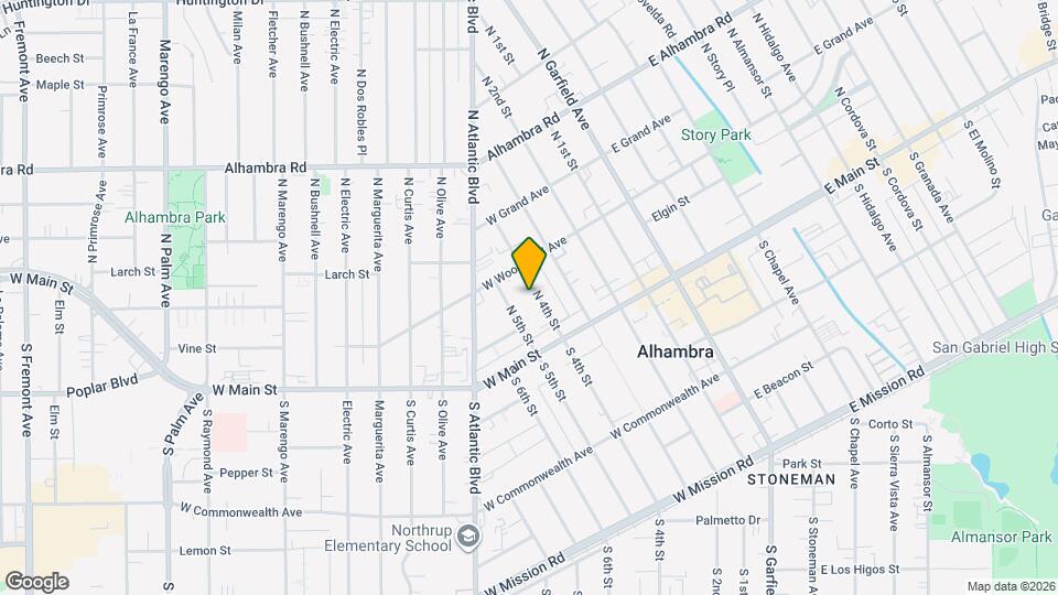 109 N 4th St, Unit 102 Map and Location Details