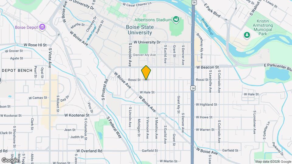 1305 S Vermont Ave Mapa y Detalles de la Ubicación