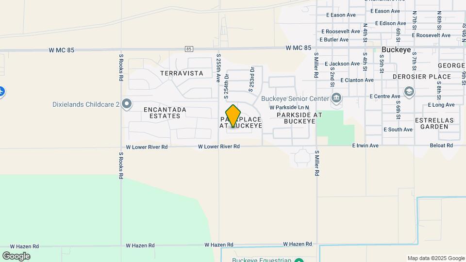 25440 W Yanez Ave Map and Location Details
