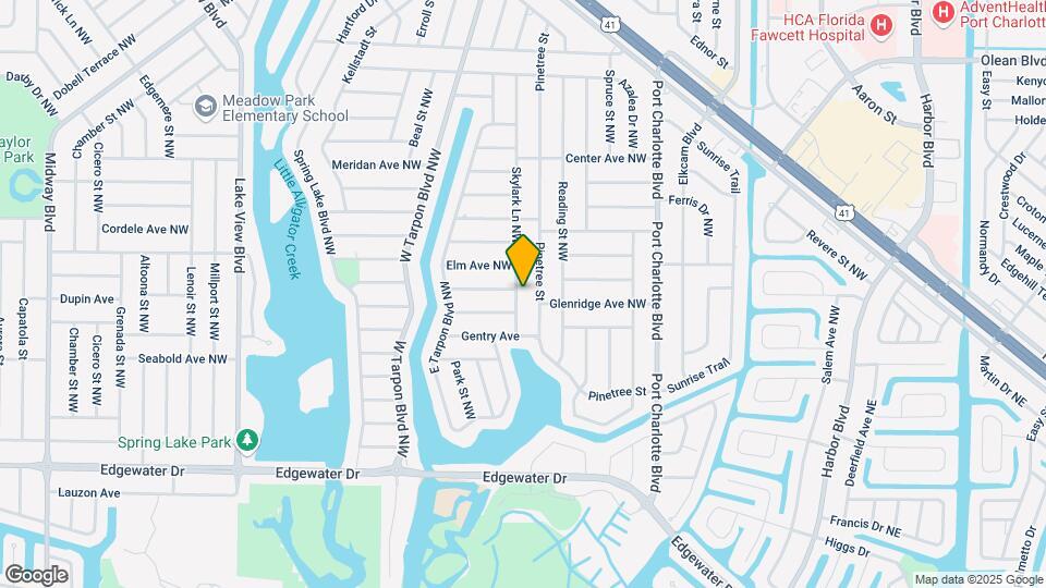 309 Skylark Ln NW Mapa y Detalles de la Ubicación