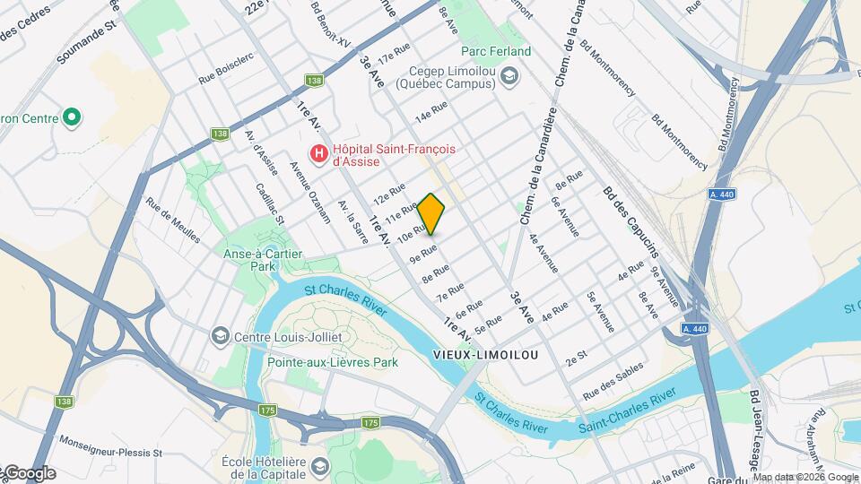 911 2E Av Map and Location Details