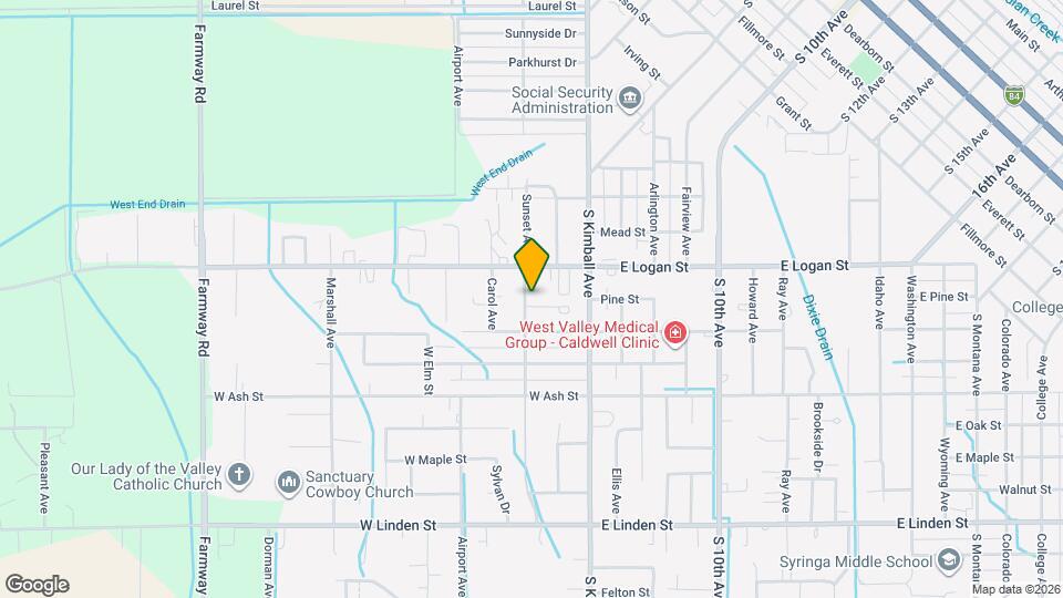 Sunset Landing Apartments Map and Location Details