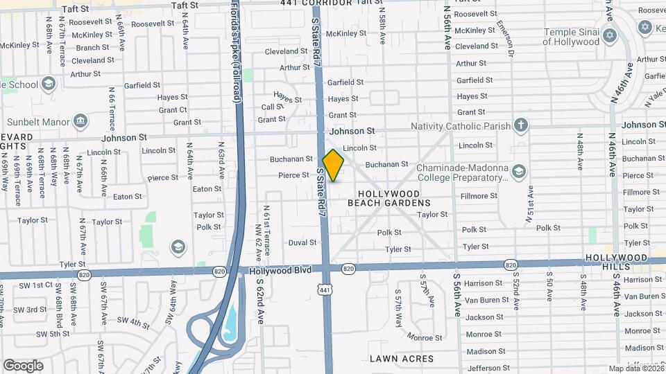 5930 Pierce St Map and Location Details