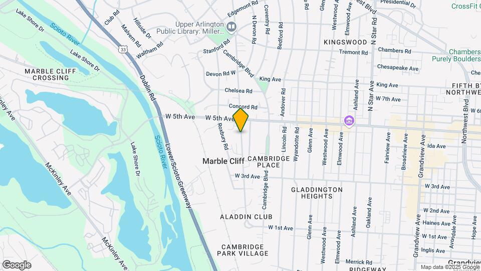 1589 Arlington Ave Map and Location Details