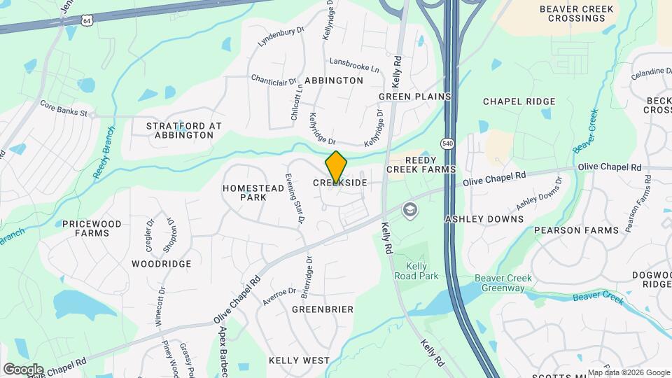 107 Windy Creek Ln Map and Location Details