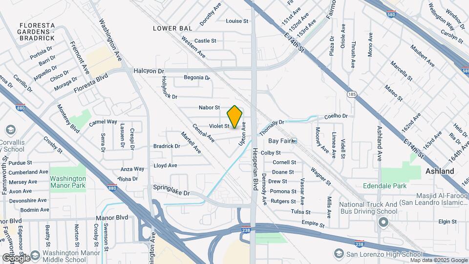 455 Central Ct Map and Location Details