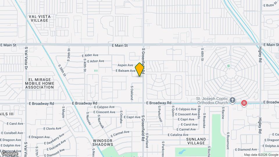 4351 E Baywood Ave, Unit O Map and Location Details