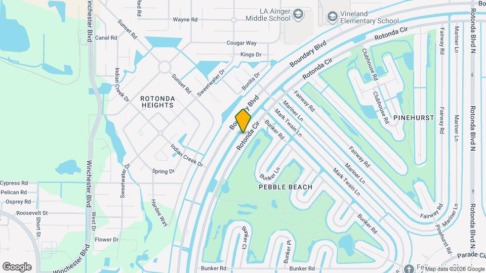 299 Rotonda Cir Map and Location Details