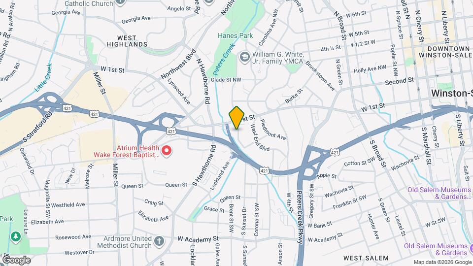 114 S Sunset Dr Map and Location Details