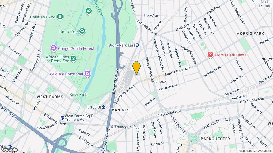 1820 Unionport Rd, Unit #3 Map and Location Details