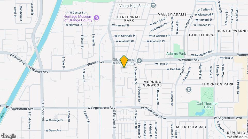 2505 S Laurelwood Map and Location Details