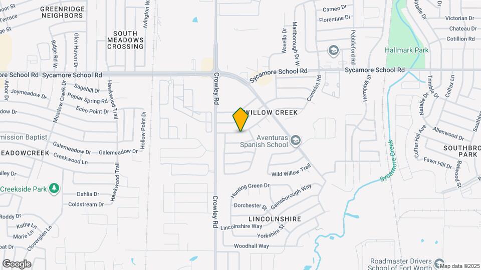 1909 Willow Vale Dr Map and Location Details