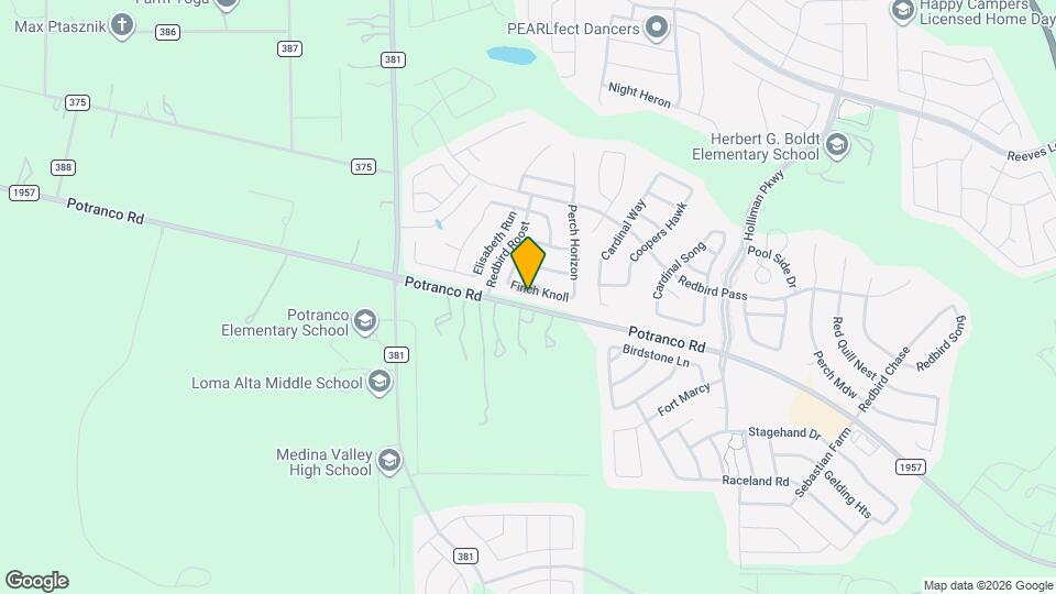 211 Finch Knoll Mapa y Detalles de la Ubicación