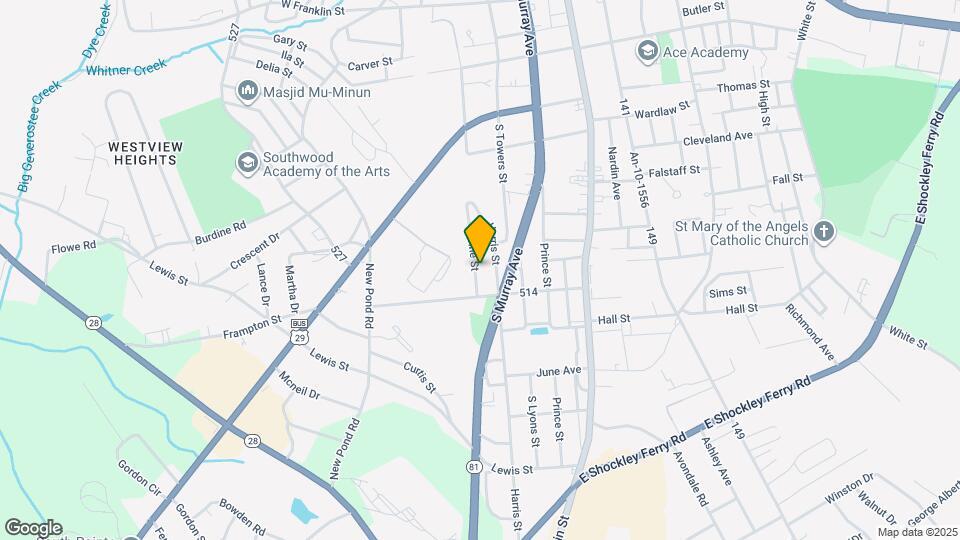 21 Sirrine St Map and Location Details