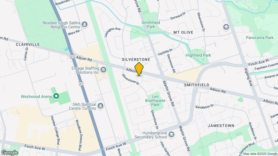 460 Silverstone Dr Map and Location Details