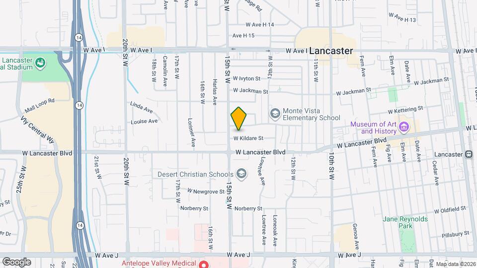 1341 W Kildare St Mapa y Detalles de la Ubicación