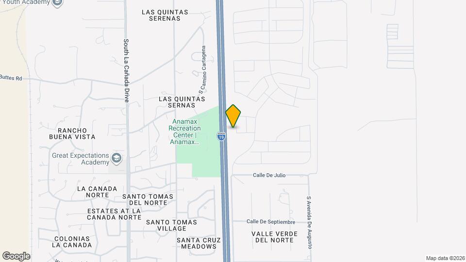 17526 S Paseo Pueblo Lindo Mapa y Detalles de la Ubicación