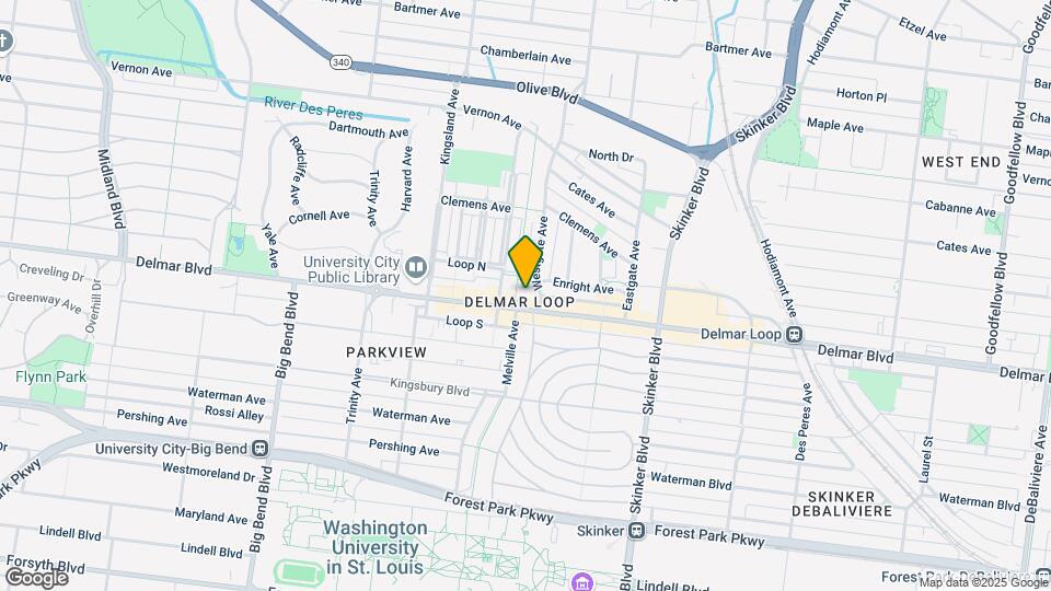 609 Westgate Ave, Unit D Map and Location Details