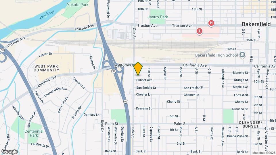 3110 Sunset Ave Map and Location Details