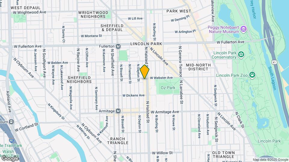 2150 N Halsted St Map and Location Details