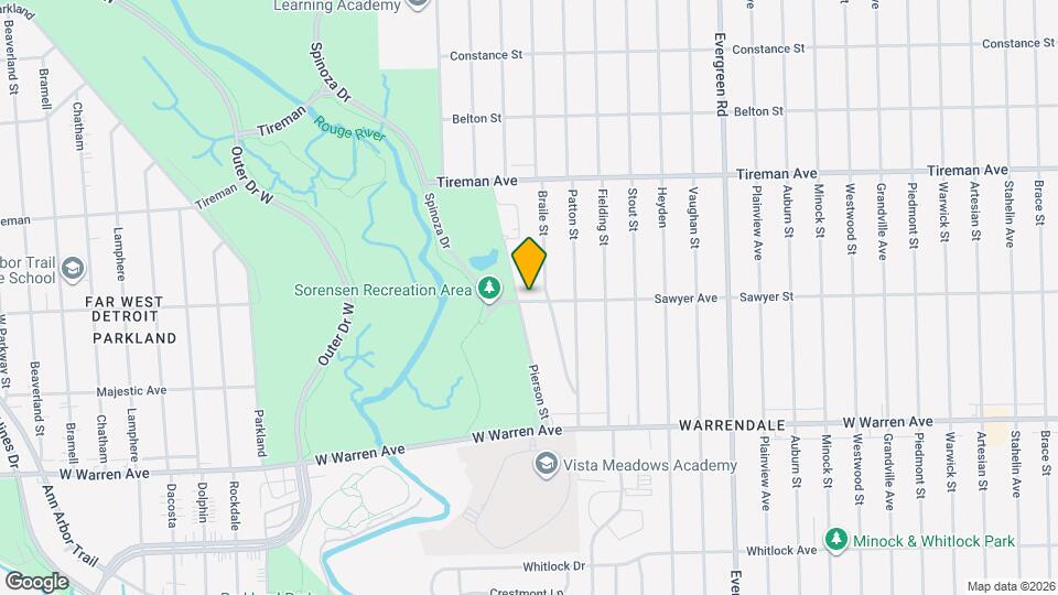 7600 Pierson St Map and Location Details