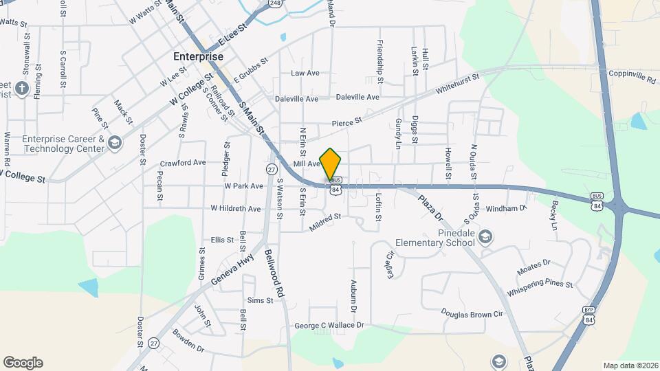 407 E Park Ave Map and Location Details